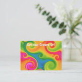 Psychedelic Visitekaartje (Staand voorkant)