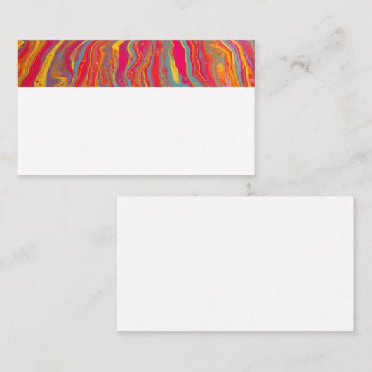 Psychedelic Visitekaartje (Voorkant / Achterkant)