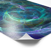 Psychedelic Vortex Foto Afdruk (Hoek)