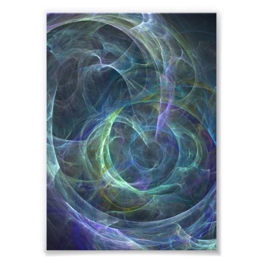Psychedelic Vortex Foto Afdruk (Voorkant)