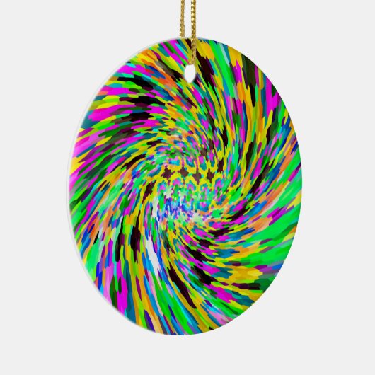 Psychedelic vortex keramisch ornament (Rechts)
