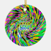 Psychedelic vortex keramisch ornament (Voorkant)