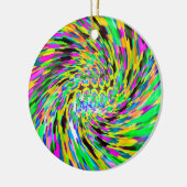 Psychedelic vortex keramisch ornament (Links)