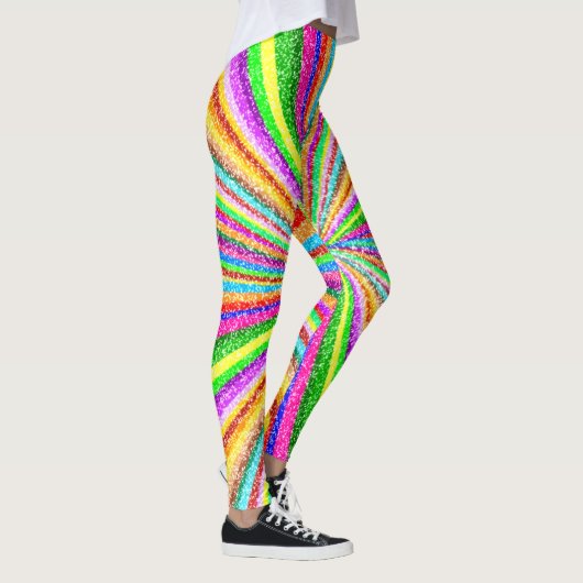Psychedelic Vortex Leggings (Rechts)