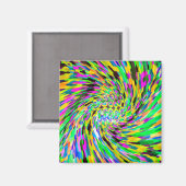 Psychedelic vortex magneet (Voorkant / Achterkant)