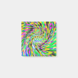 Psychedelic vortex post-it® notes