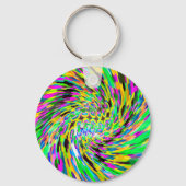 Psychedelic vortex sleutelhanger (Voorkant)