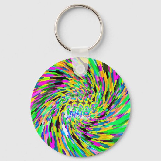 Psychedelic vortex sleutelhanger (Voorkant)