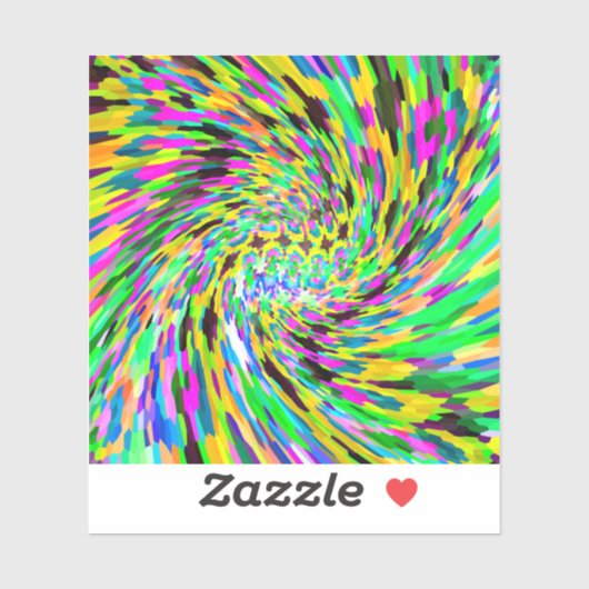 Psychedelic vortex sticker (Vel)