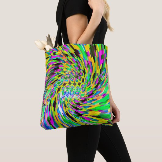 Psychedelic vortex tote bag (Dichtbij)