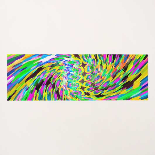 Psychedelic vortex yogamat (Achterkant (horizontaal))