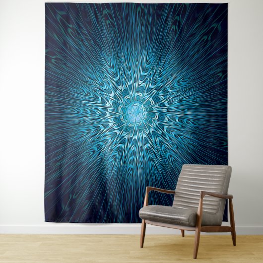 Psychedelic Wandkleed (In situ)