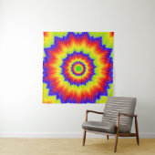 Psychedelic Wandkleed (In situ)