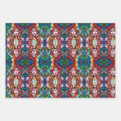 Psychedelic Warrior Woman Inpakpapier Vel (Voorkant)