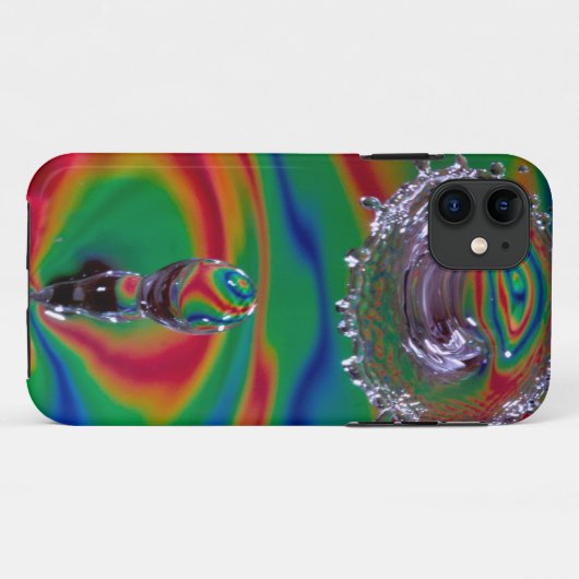 Psychedelic Water Drop iPhone 5 Hoesje (Achterkant (horizontaal))