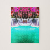 Psychedelic Waterfall Legpuzzel (Verticaal)