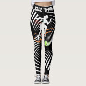 Psychedelic Wave Essence-Leggings Leggings (Voorkant)