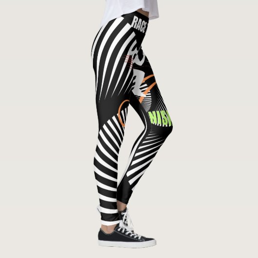 Psychedelic Wave Essence-Leggings Leggings (Rechts)