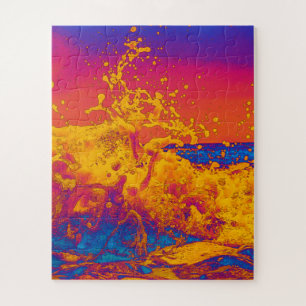 Psychedelic Wave Legpuzzel