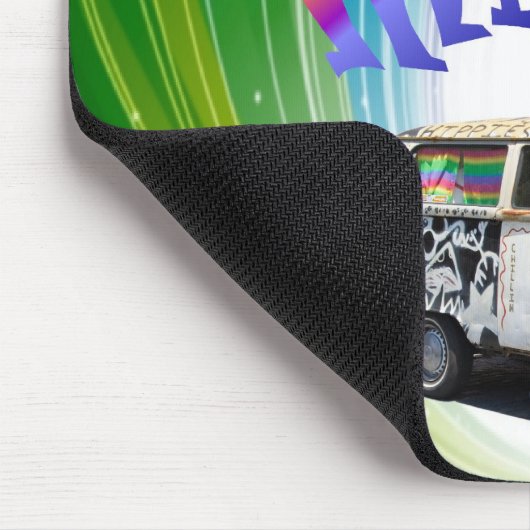 Psychedelic Wave Mousepad Muismat (Hoek)