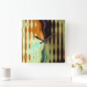 Psychedelic Wave Wall klok (Huis)