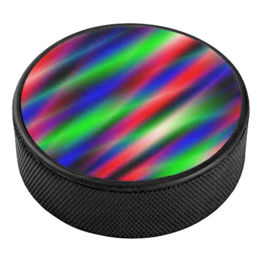 Psychedelic Waves Hockey Puck (3/4)