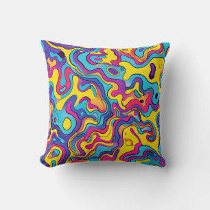 Psychedelic Waves Kussen