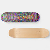 Psychedelic Waves Persoonlijk Skateboard (Horizontaal)