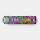 Psychedelic Waves Persoonlijk Skateboard (Horizontaal)