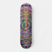 Psychedelic Waves Persoonlijk Skateboard (Voorkant)