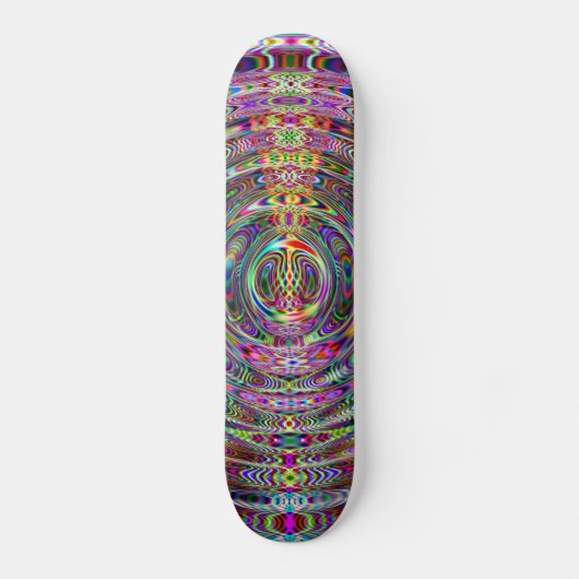 Psychedelic Waves Persoonlijk Skateboard (Voorkant)