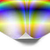 Psychedelic Wheel Foto Afdruk (Hoek)