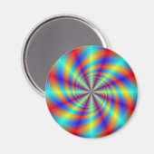 Psychedelic Whirl Magnet (Voorkant / Achterkant)