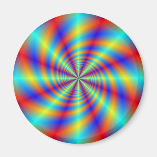 Psychedelic Whirl Magnet (Voorkant)