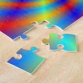 Psychedelic Whirl Puzzle Legpuzzel (Zijkant)