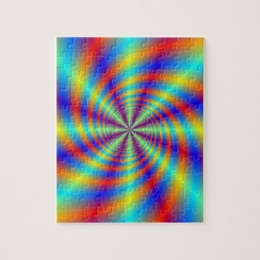 Psychedelic Whirl Puzzle Legpuzzel (Verticaal)
