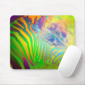 Psychedelic Wild Life Zebra Muismat (Met muis)