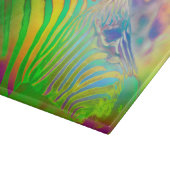 Psychedelic Wild Life Zebra Snijplank (Hoek)