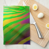 Psychedelic Wild Life Zebra Theedoek (Quarter Fold)