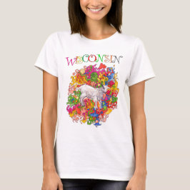 Psychedelic Wisconsin Goatling T-shirt