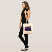 psychedelic witch totebag tote bag (Voorkant (model))