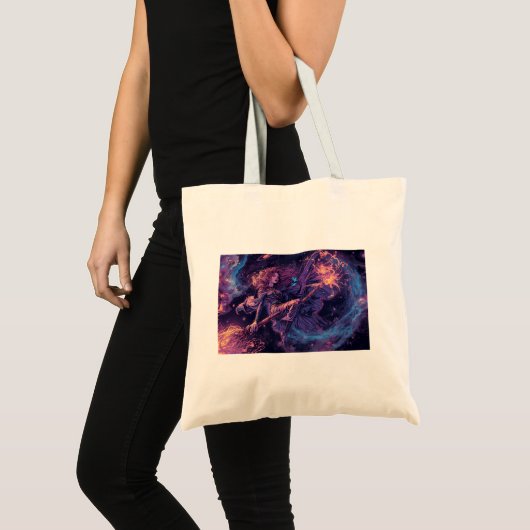 psychedelic witch totebag tote bag (Voorkant (product))