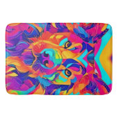 Psychedelic Wolf Majesty Badmat (Voorkant)