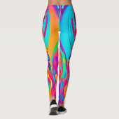 Psychedelic Wolf Majesty Leggings (Achterkant)