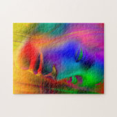 Psychedelic Woman Face Legpuzzel (Horizontaal)