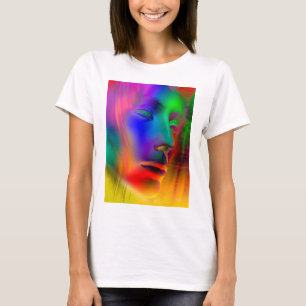 Psychedelic Woman Face T-shirt