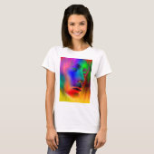 Psychedelic Woman Face T-shirt (Voorkant volledig)
