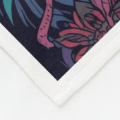 Psychedelic woodland fleece blanket (Hoek)