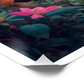 psychedelic woodland poster (Hoek)