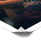 Psychedelic woodland poster (Hoek)